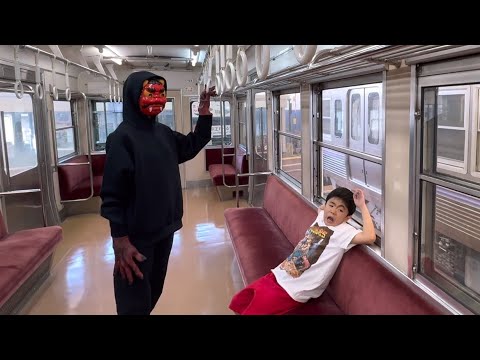 鬼とじゅたろうくんはプラレール博と京王レールランドにいく！ - YouTube
