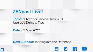 ZENcast Live! ZSD v8.3 Upgrade