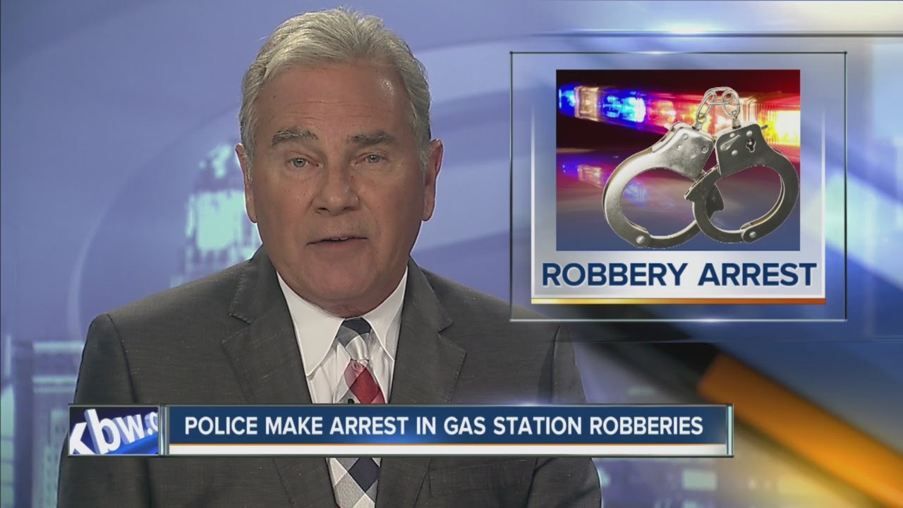 Police arrest man for gas station robberies - YouTube