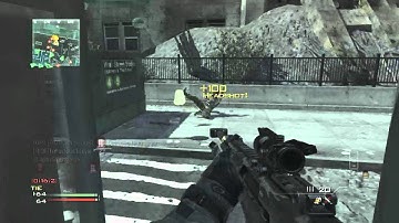 MW3 Luckiest Sniper Kill EVER!!!!! Random Noscope Headshot