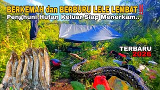MENGINAP Di HUTAN‼️ KETEMU ULAR BESAR SAAT BERBURU LELE LEMBAT' MALAM HARI.. #predatorhitamterbaru