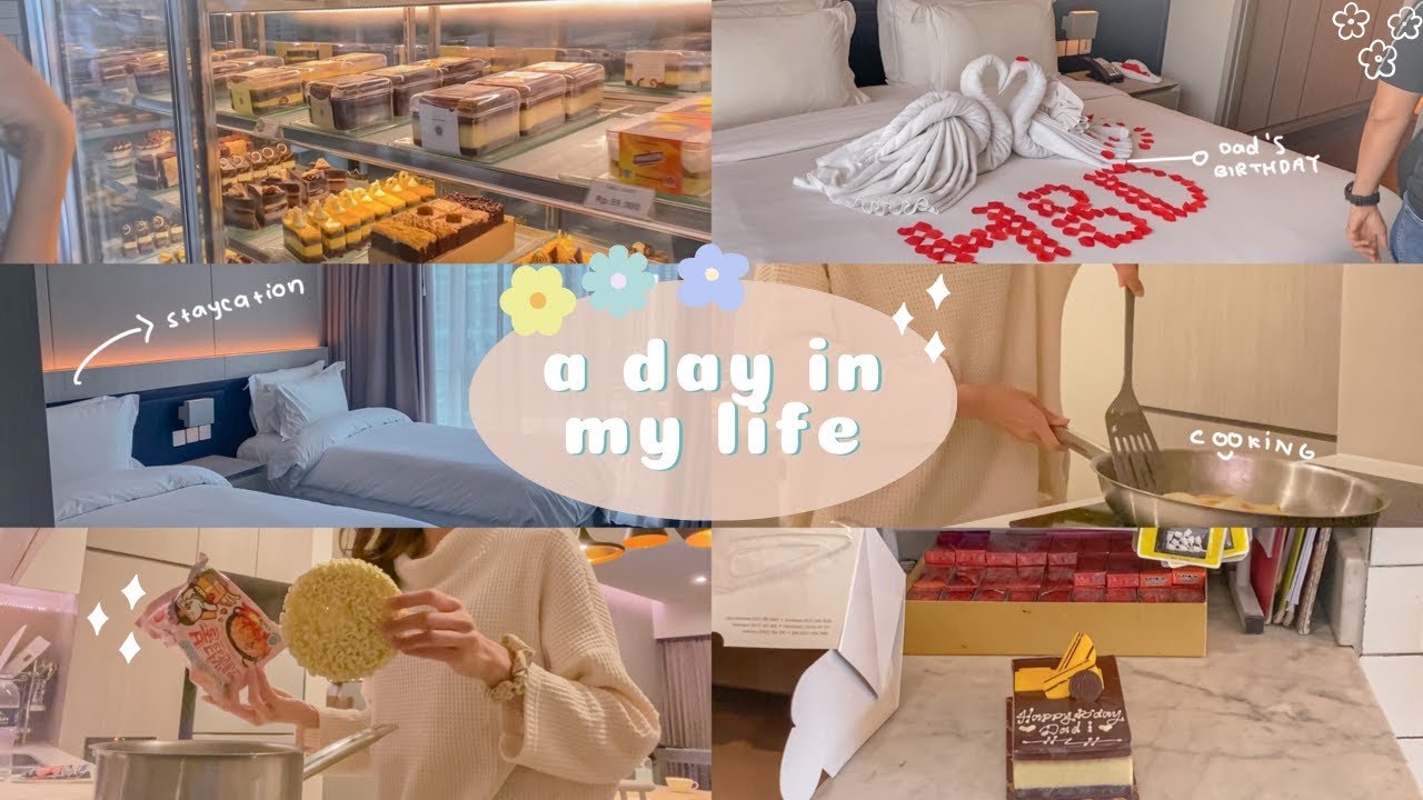 A Day In My Life : Staycation pas PPKM, Dad’s Birthday, Cooking | Indonesia