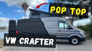 We Installed a POP TOP ROOF on our VW Crafter Campervan