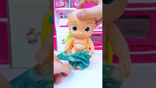 asmr unboxing cocomelon & washing machine toy set | satisfying toy play with seobu toys #shorts