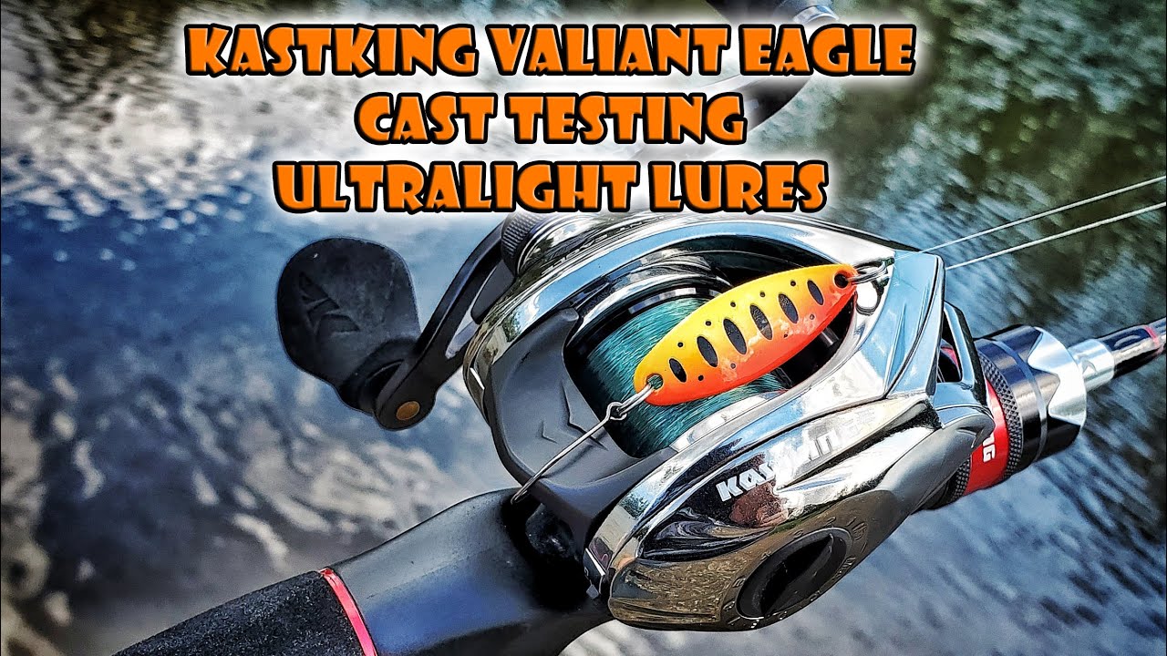 KastKing Valiant Eagle BFS Reel Cast Test - Ultralight Setup - Max Steel  Rod 