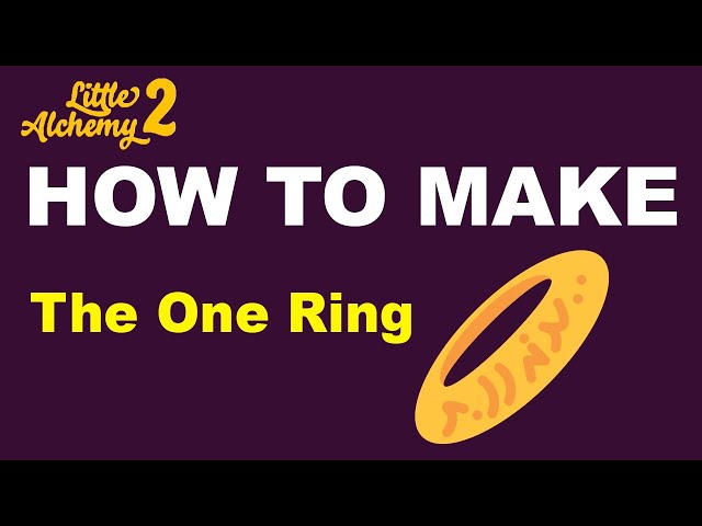 How to make ring - Little Alchemy 2 Official Hints and Cheats