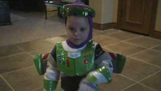 Cade's Buzz Lightyear costume - Halloween 2009