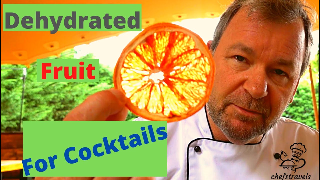 How to Dehydrate Citrus Fruit for Cocktails & Gin YouTube