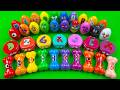 Numberblocks 🏳️‍🌈 Relaxing Fun Slime Opening Alphablocks Clay in Suitcase, Egg, Bone Coloring! ASMR