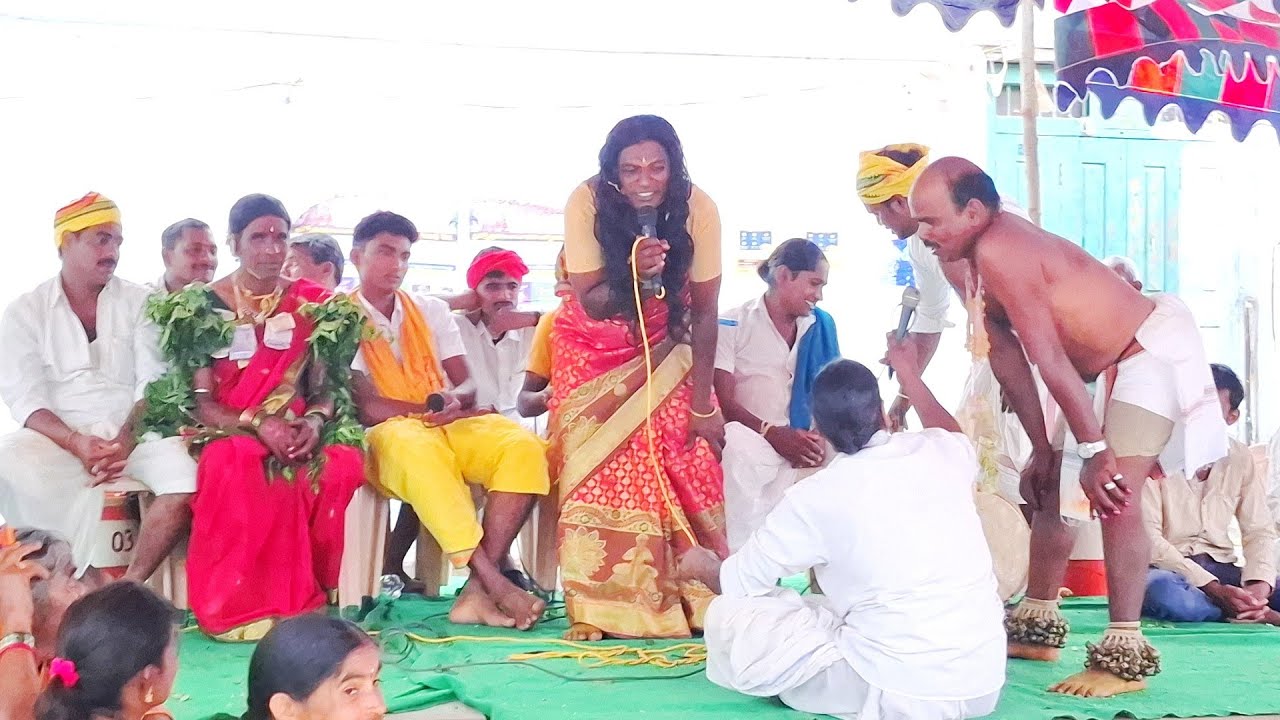 చేపూర్ లో Beerappa పండుగు 🚩 ఎల్లమ్మ కథ Part-2🔥 #beerappa #ellamma #youtubevideo 