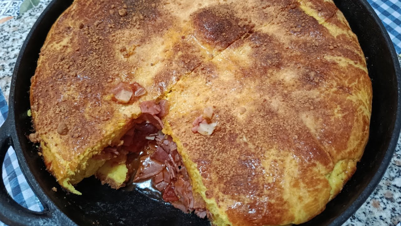 Como fazer torta salgada com massa de açafrão 