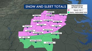 Wintry mix on repeat: Rain, snow, sleet for central NC (Feb. 4, 2026) screenshot 2