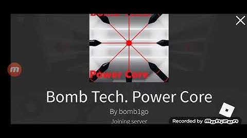 Bomb Tech Power Core Startup Robox