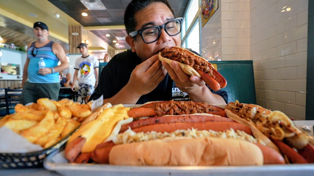Я с трудом справлялся с пятью толстыми сосисками длиной в фут | Испытание на 5 футов