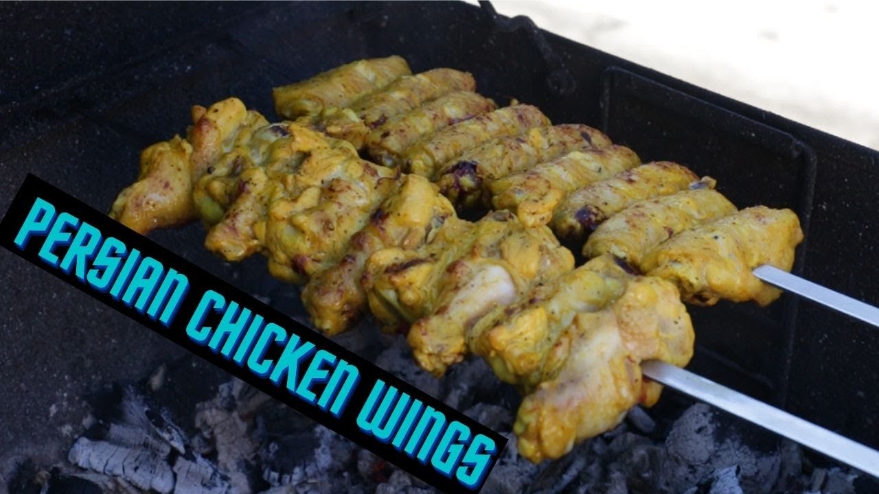 Persian Chicken Wing Recipe / Joojeh Kabab / Saffron Marinated Chicken