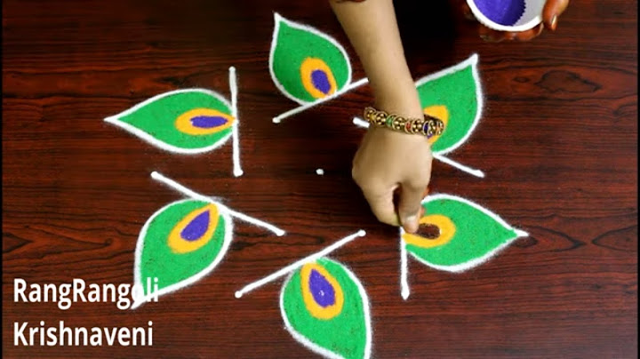 RangRangoli Krishnaveni: 5*3 dots Janmashtami Rangoli| Krishna Jayanthi Kolam| Krishnashtami Muggulu