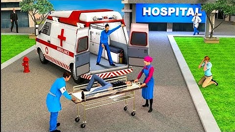 Ambulance Robot Car Transform - Emergency Robot City Rescue Simulator - Android ios Gameplay