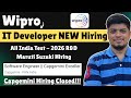 Capgemini Hiring Closed | Wipro IT Developer Hiring | Maruti Suzuki All India Test | HCLTech 2026