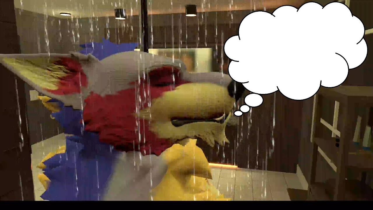 Wolf Thoughts In A Shower