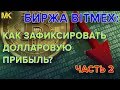 Bitmex: Как зафиксировать прибыль в долларах? Часть 2 - падение курса биткоина!