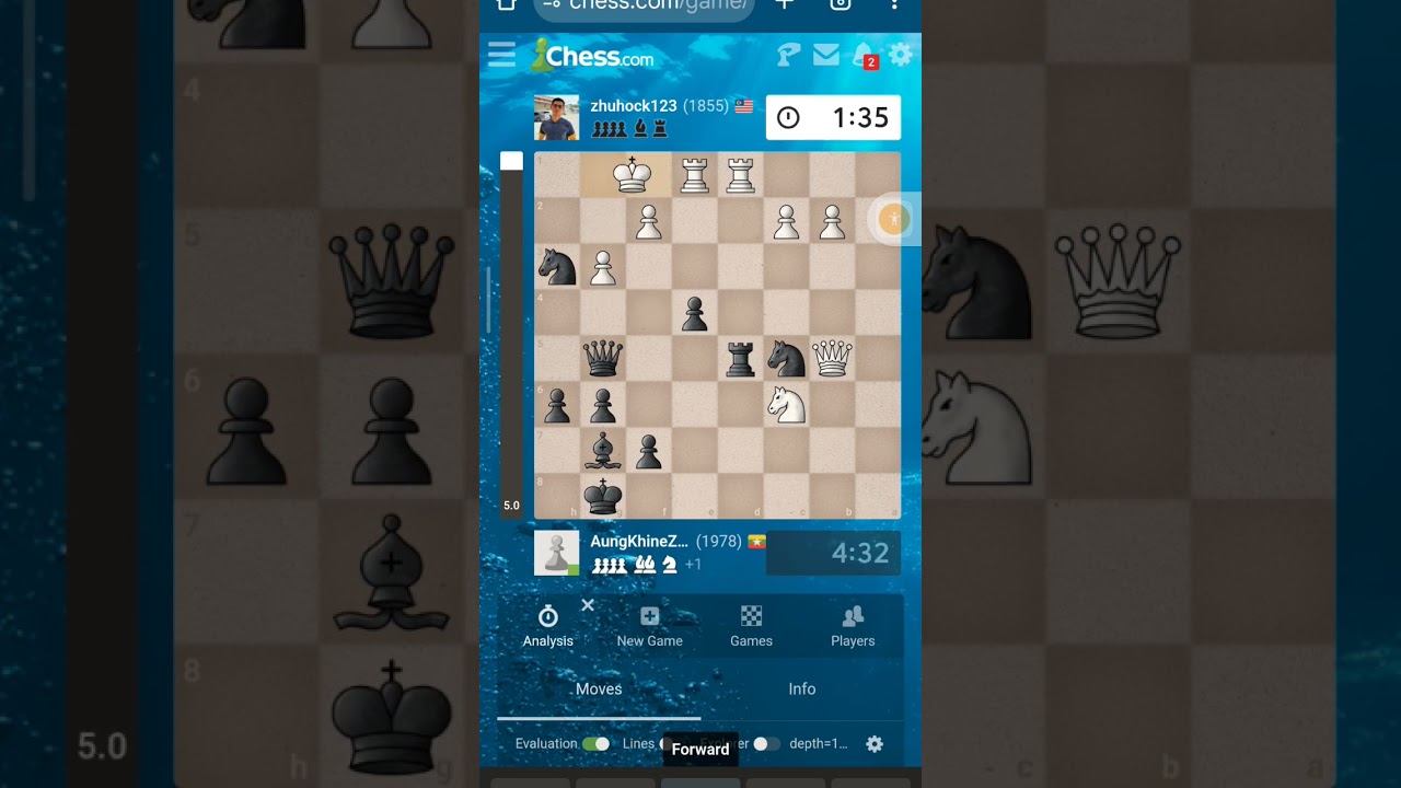 Knight goes for the rook and he doesn't see the Checkmate.