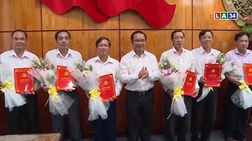 Ban Thường vụ Tỉnh ủy trao quyết định công tác cán bộ | LONG AN TV