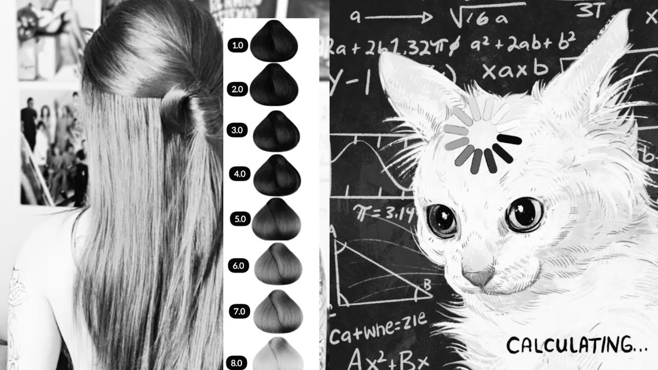 Cálculo para Chegar na Cor Desejada com Tinta (Cabelos Naturais) 🔢📱