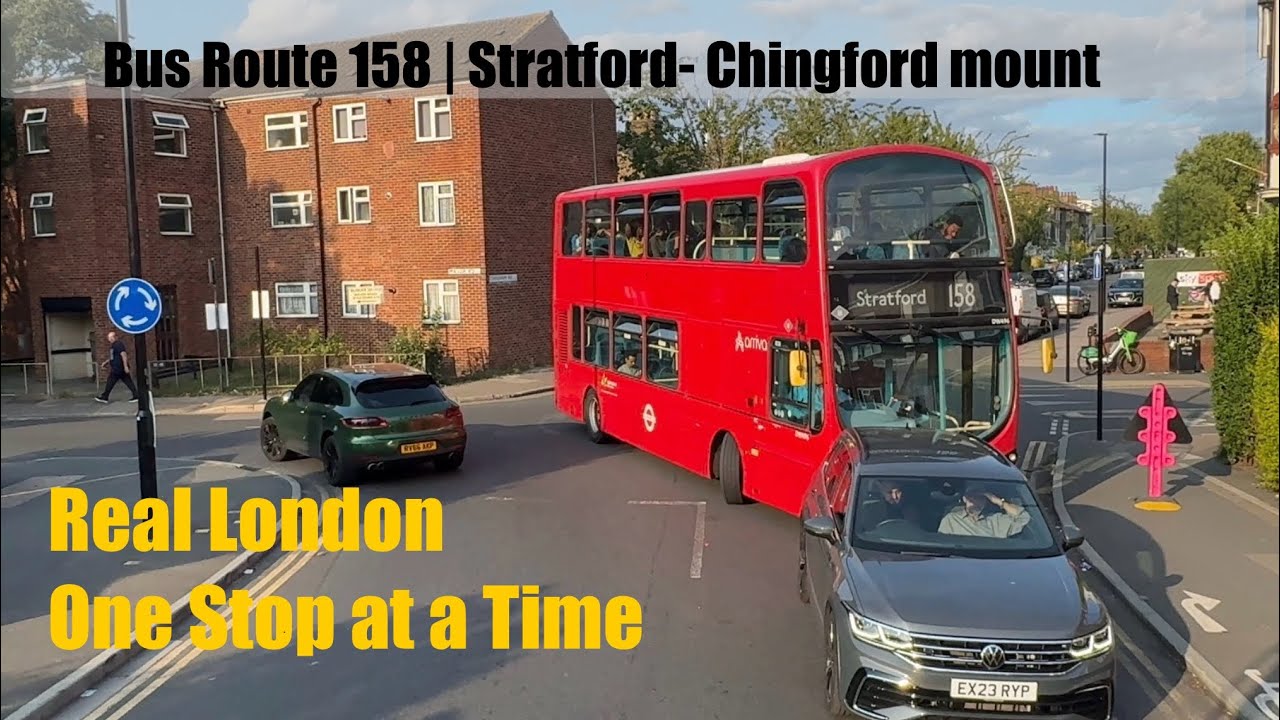 London Bus Route 158 | Stratford to Chingford Mount | Full Top Deck Journey