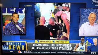 FS1 host Jason McIntyre calls out his boss Colin Cowherd for excusing Draymond quitting on his team 