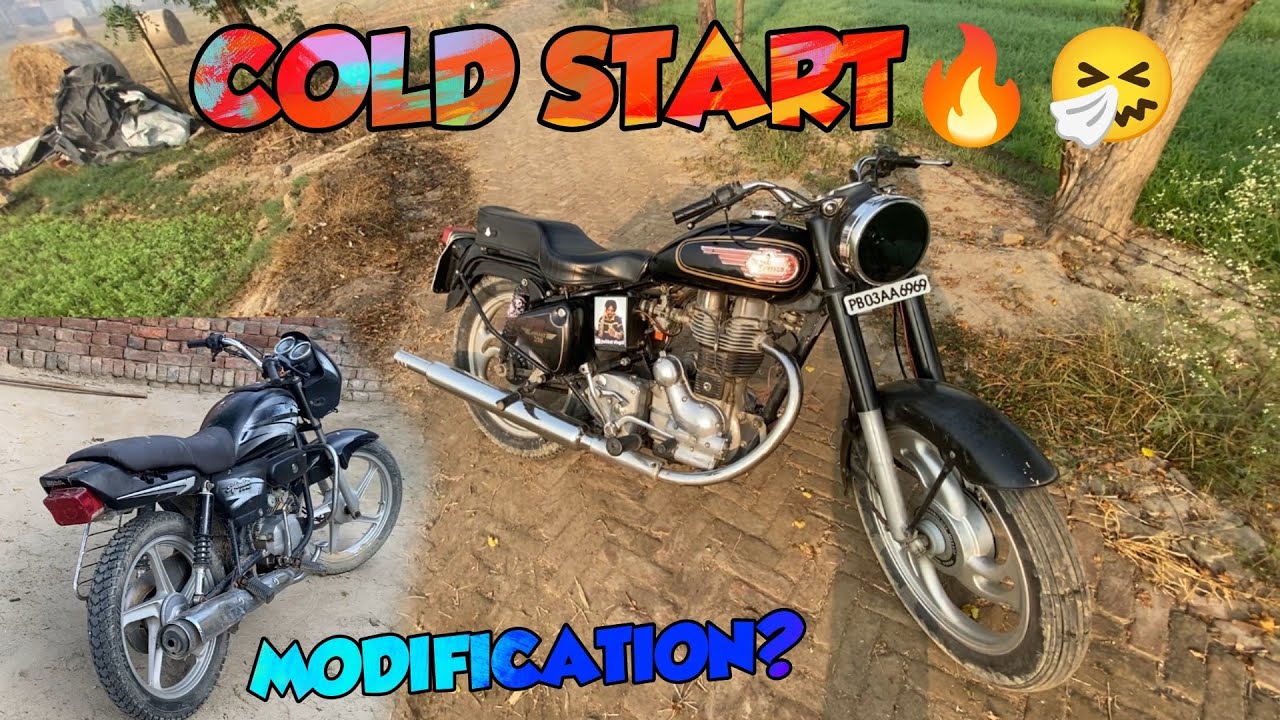 BULLET COLD START 🥶| SPLENDOR MODIFICATION??