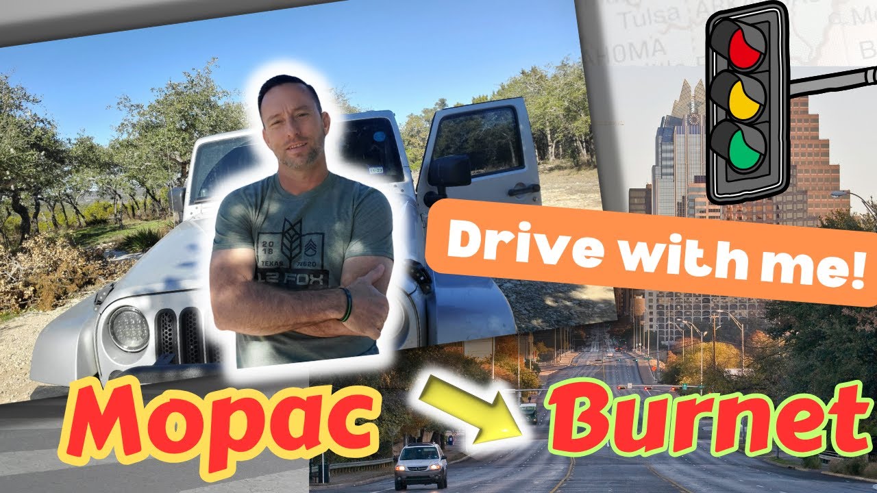 Drive with me! From Mopac to Burnet Rd in North Austin - Sunday