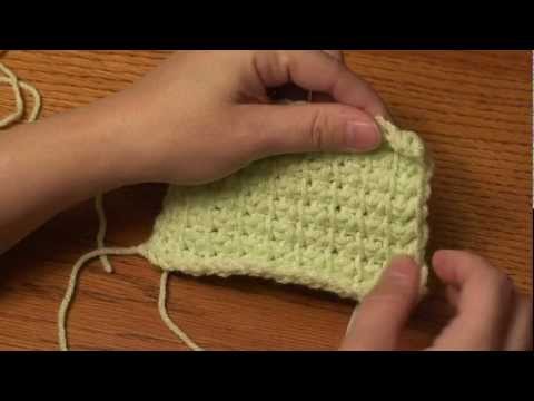Twisted Simple Increase in Tunisian Crochet