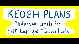 Keogh Retirement Calculations with Ivan