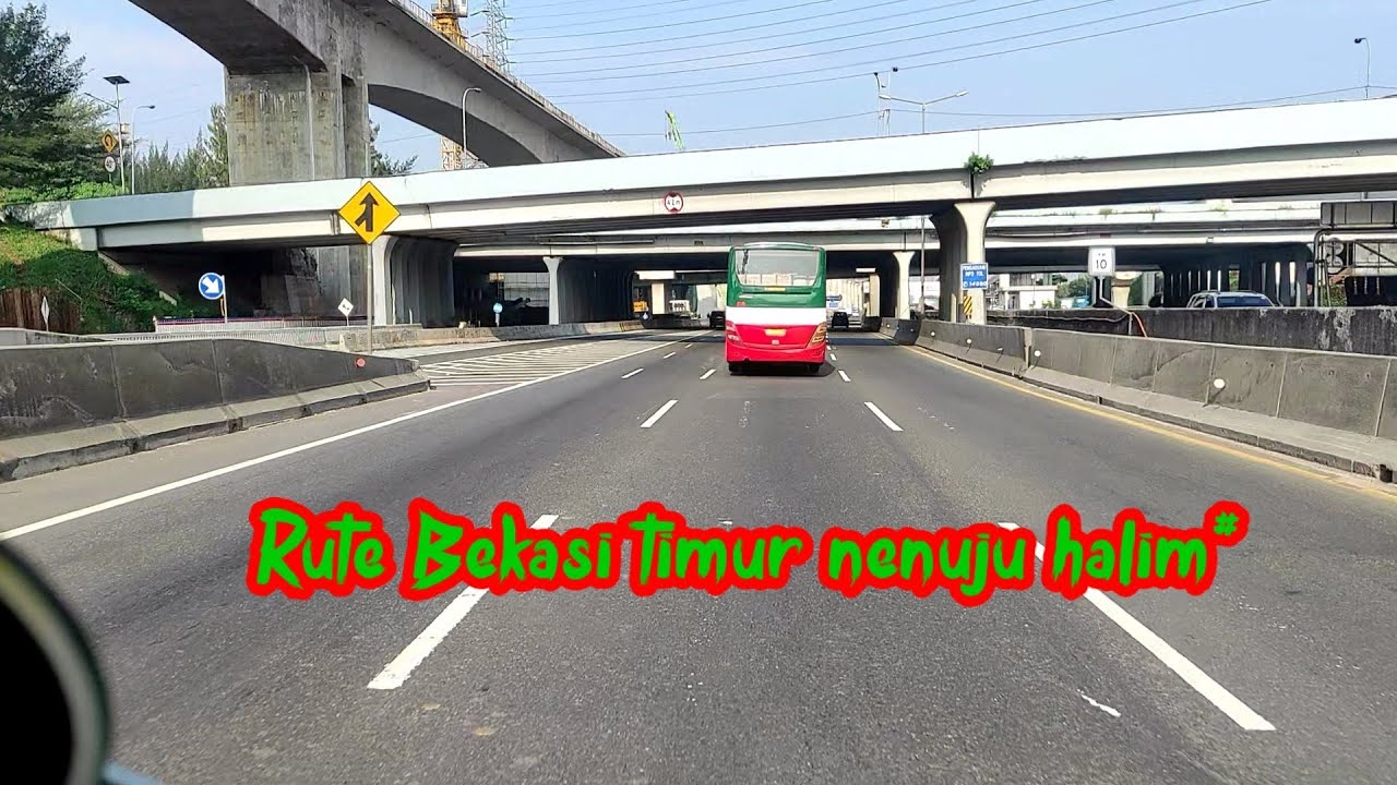 Rute bekasi timur ke halim 2.