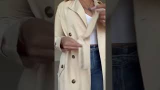 #Fashionhack to tie your coat