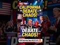 california governors debate Chaos Shocks Voters 2026 #california #CaliforniaDebate #BreakingNews