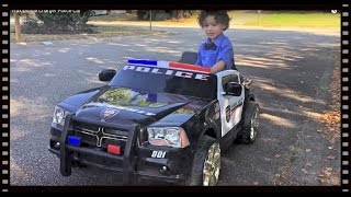 Kid Trax Dodge Charger Police Car