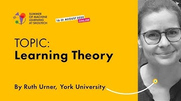 Learning Theory— RUTH URNER