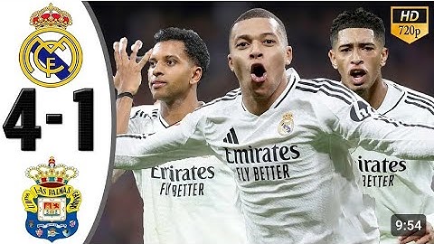 real madrid vs las palmas 4-1
