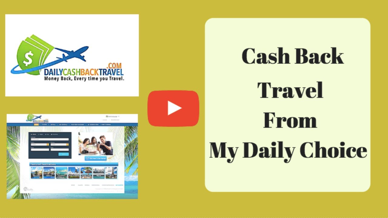 Cash Back Travel YouTube