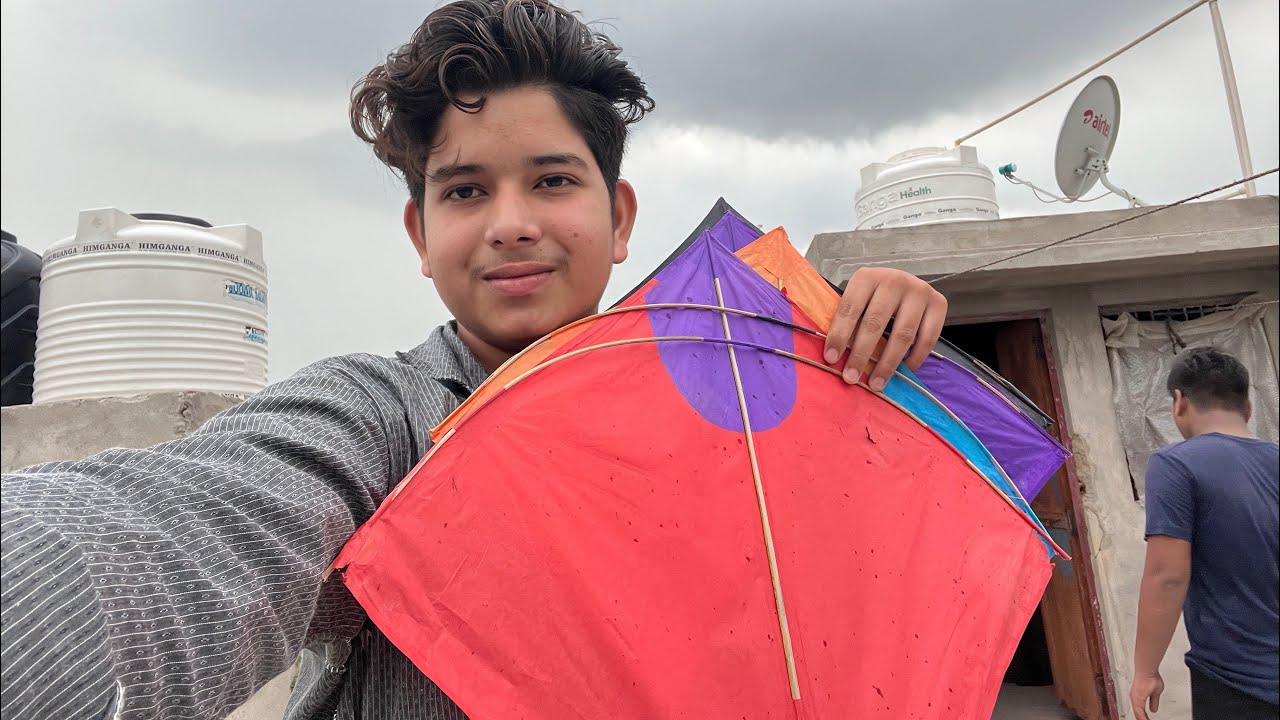 Kiteflying vlog aaj puri charki khali kar di 🤣🪁