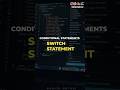 Conditional Statements : switch statement | OG IN C EPISODE-12 #clanguageintelugu #clanguage #shorts