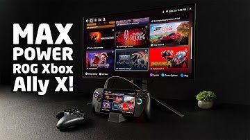 ROG XBOX ALLY X Docked Mode Tested! Unlock MAX Performance at 45W