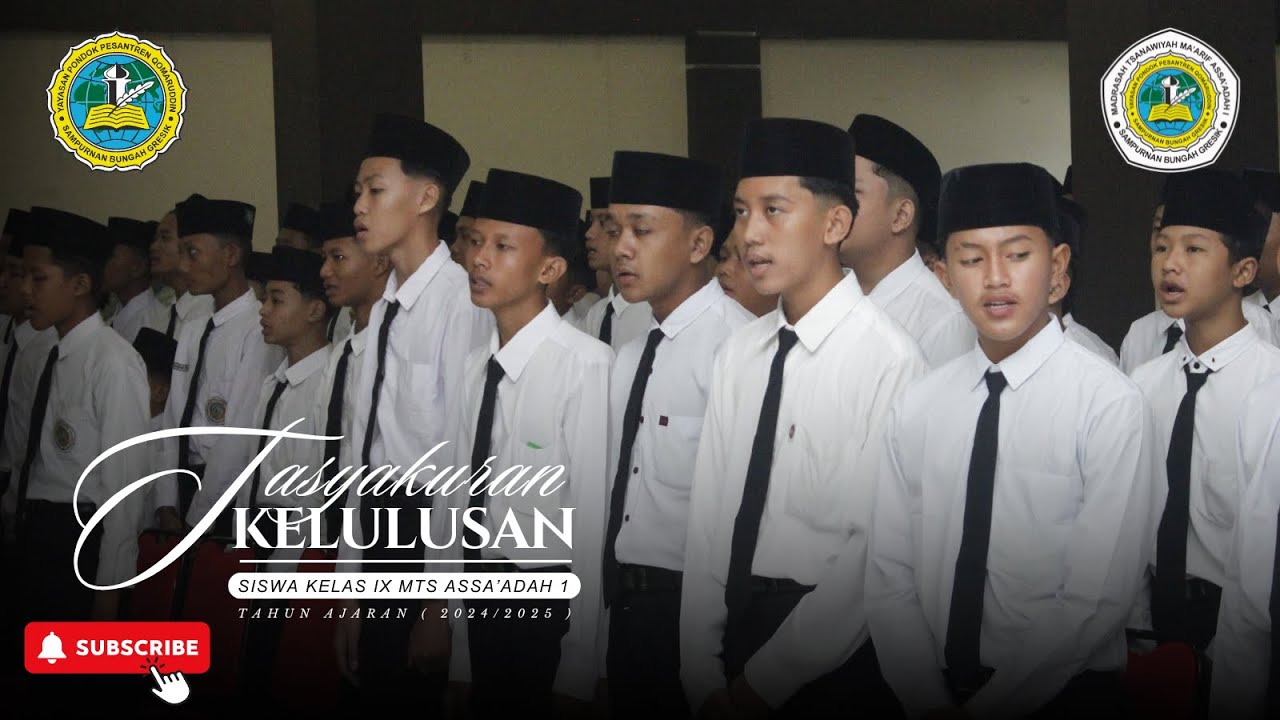 Tasyakuran Kelulusan | Angkatan Ke-60 MTs Assa'adah 1