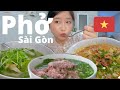 Ăn 3 loại PHỞ ở Sài Gòn | ホーチミンのフォー3種類|Eating 3 different kind of Pho in Ho Chi Minh city