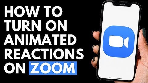 How To Turn On Animated Reactions on Zoom in Android Phone | Zoom Tutorial