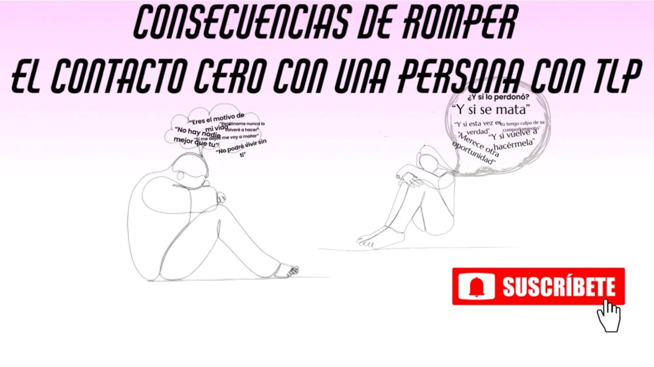 CONSECUENCIA DE ROMPER EL CONTACTO CERO CON UNA PERSONA CON TLP