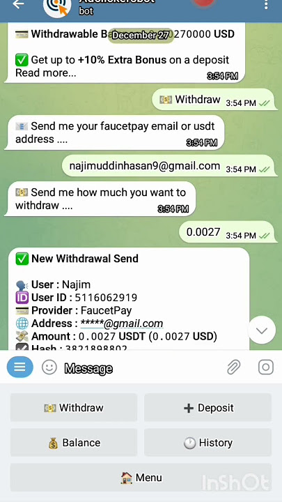 free usdt earning telegram bot 2024