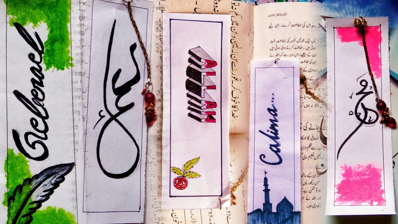 How to make a beautiful bookmark 🔖? Bookmark 💡! 