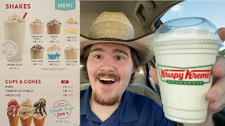Krispy Kreme Original Glazed Shake Review | My Krispy Kreme Has MILKSHAKES!